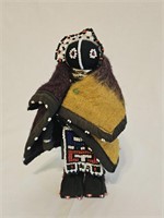 Beaded African Ndebele Doll Mustard Cape
