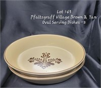 Pfaltzgraff Village Brown Serving Dishes