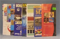 Group of vintage travel maps and brochures