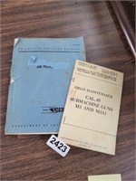 AIR POLICEMAN & 1959 SUB MACHINE GUNS MAINTANCE BO