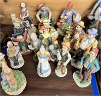 14 Ceramic Figures Lot