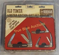 Old Timer Limited Edition Gift Set (3) Pocket Kniv