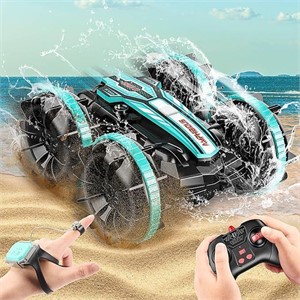 30$-Chardfun Waterproof RC Stunt Car Toys Double