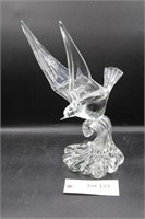 Large Crystal  Glass Bird Figure