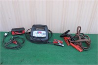 Battery Charger, Battery Maintainer, Jumper Cables