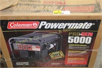 COLEMAN 5000 WATT GENERATOR, IN BOX