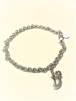 $45 Silver Diamond Baby Bracelet