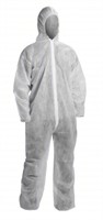 KLEENGUARD A40 Coveralls, Medium, Hooded and
