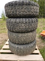 4 Lt265/75 R16 123/120 Q MTS tires from