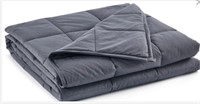 Queen 15Lbs Weighted Blanket- Grey 

New- Open