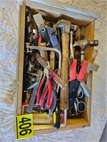 hand tools (hammers, plyers, screw drivers, etc)