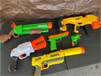 Various Nerf Toy Guns