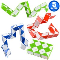 24 Wedges Fidget Snake Cube Twist Puzzle Brain Tea