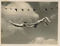 8x10 Circus Hall of Fame trapeze artists