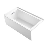 60 in. Left-Drain Rectangular Alcove Bathtub