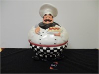 Chef Cookie Jar/Serving Plate