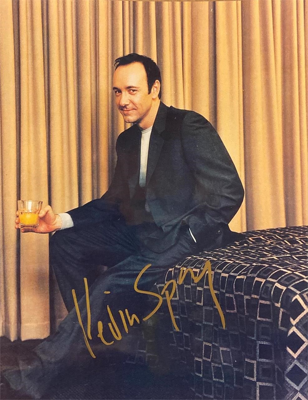 Kevin Spacey signed photo