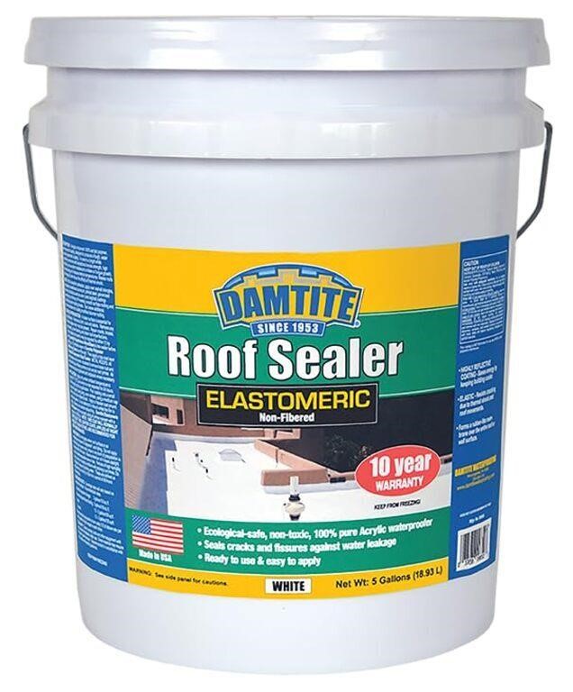 DAMTITE Elastomeric Roof Sealer, 5 gallon