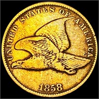 1858 Flying Eagle Cent NICELY CIRCULATED