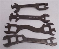 Lot of 4 Implement Wrenches
