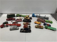 Selection of Tin Toy Cars / Trucks / Busses (A/F)