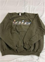 Christmas birds sweatshirt, XL