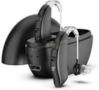 Rechargeable Hearing Aids  1 Pair (Black)
