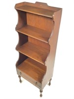 Small Four Shelf Book Case with Drawer