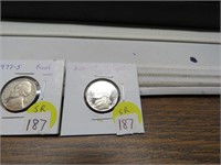 1977-s / 2001 s Proof Coins