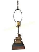 Antique Brass Nandi Lamp