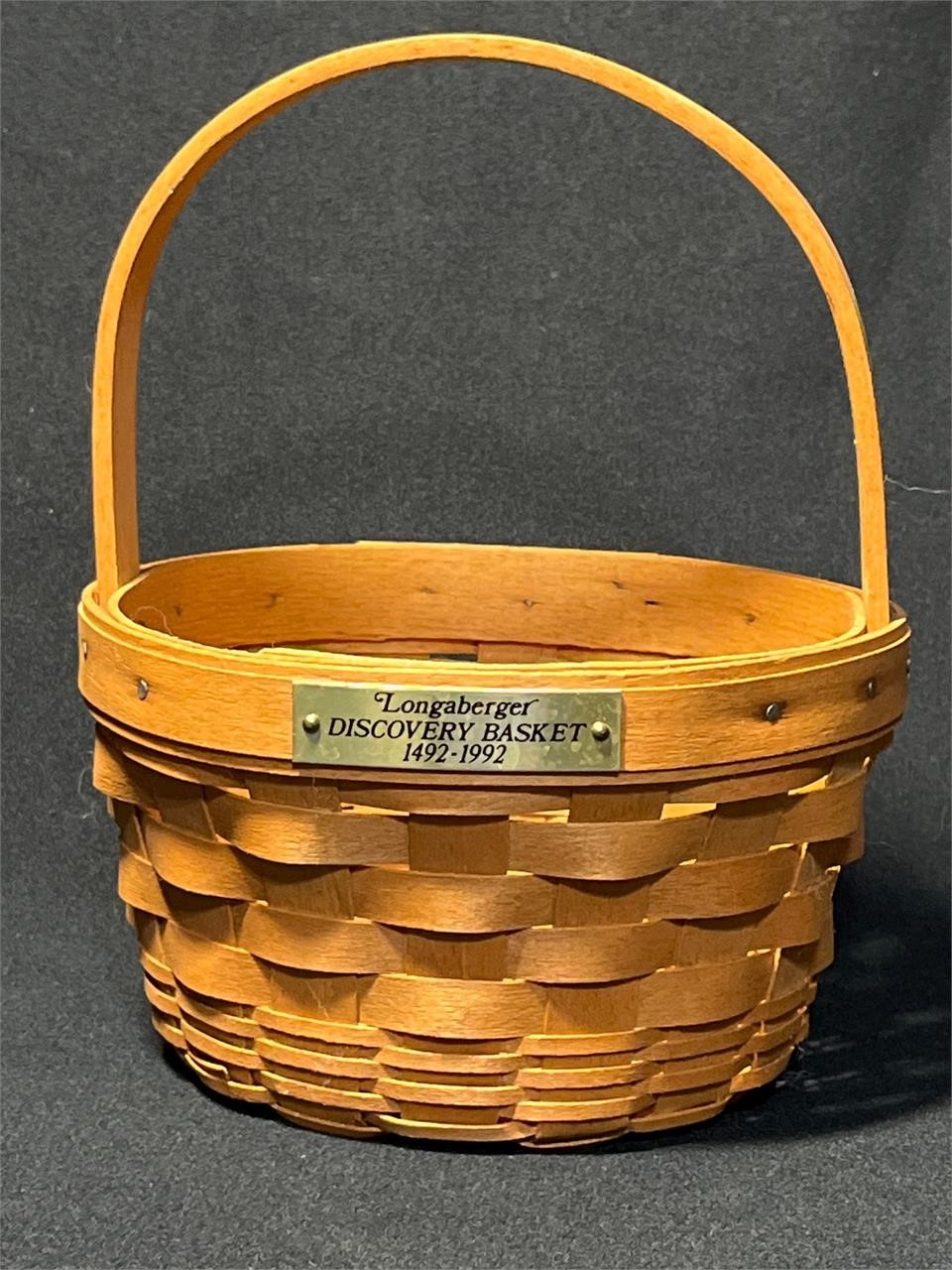 Longaberger Discovery Basket. 1492-1992