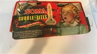 VINTAGE CHRISTMAS TREE BUBBLE LITES AND BILL