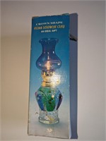 Vintage Glass kerosene lantern new in box