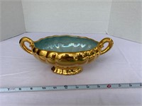Gold and Blue Dish