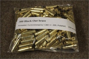(200) 300 ACC Blackout , Annealed,Cut & Trimmed To