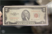 1953 Red Seal $2.00 Note