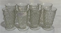 Set of 8 Vintage Colony Whitehall Ice Tea Glasses