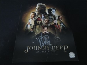 Johnny Depp signed 8x10 photo COA