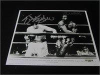 Sylvester Stallone Carl Weathers signed 8x10 COA