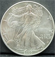 2000 silver eagle coin