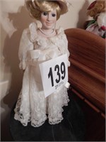 PORCELAIN DOLL 16" BY NOBLE ARTS INC