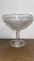 Vintage Large Glass Candy Dish