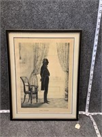 Framed John Tyler Print Art Work
