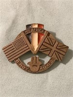 INVASION OF NORTH AFRICA RARE BADGE FOR OPERATION