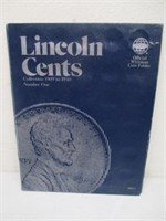 Lincoln Cents 1909-1940 Book w/ 26 Wheat