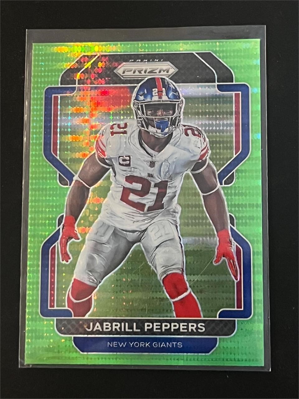 Jabrill Peppers Neon Green Prizm