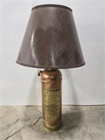 Vintage Fire Extenguisher Lamp