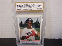 1992 CLASSIC BEST #10 BARRY BONDS FGA 10