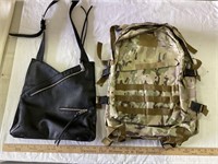 Purse, Camo Backpack