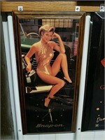 Snap-on tools Advertising  Clock with pin-up